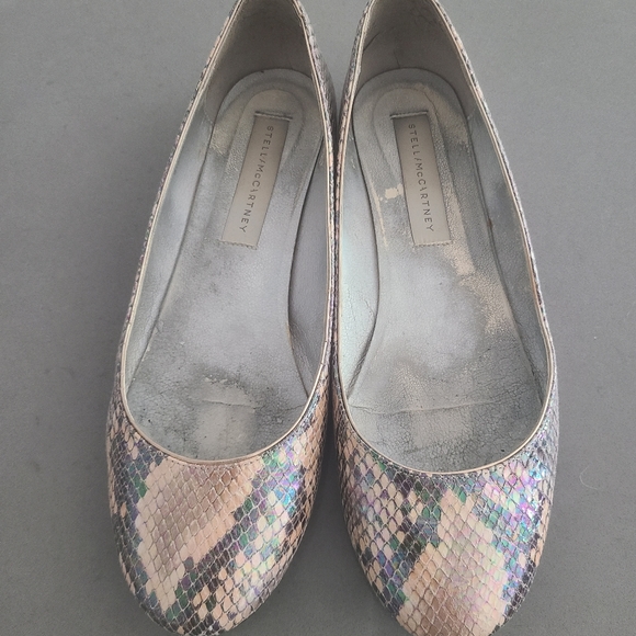 🔥Stella McCartney Vegan Snake Pattern Flats - Picture 1 of 8